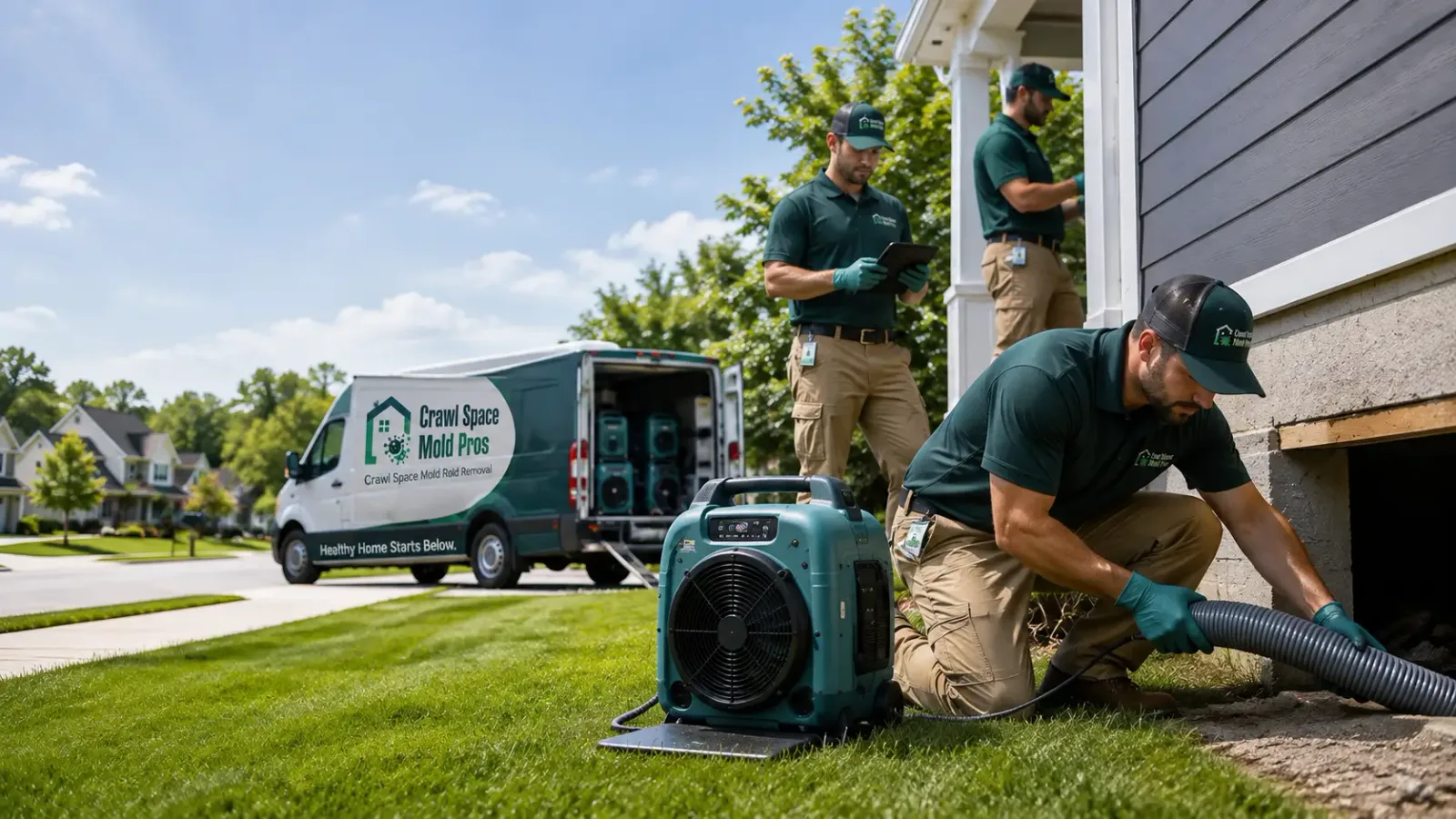 Crawl Space Mold Removal in Upper Arlington, OH